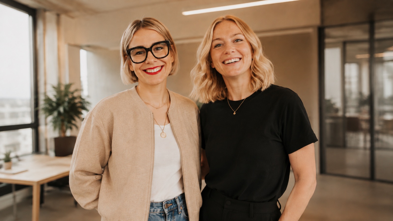 Sarah Diedrich und Dajana Pogoretschnik, Gründerinnen von läuft.ai